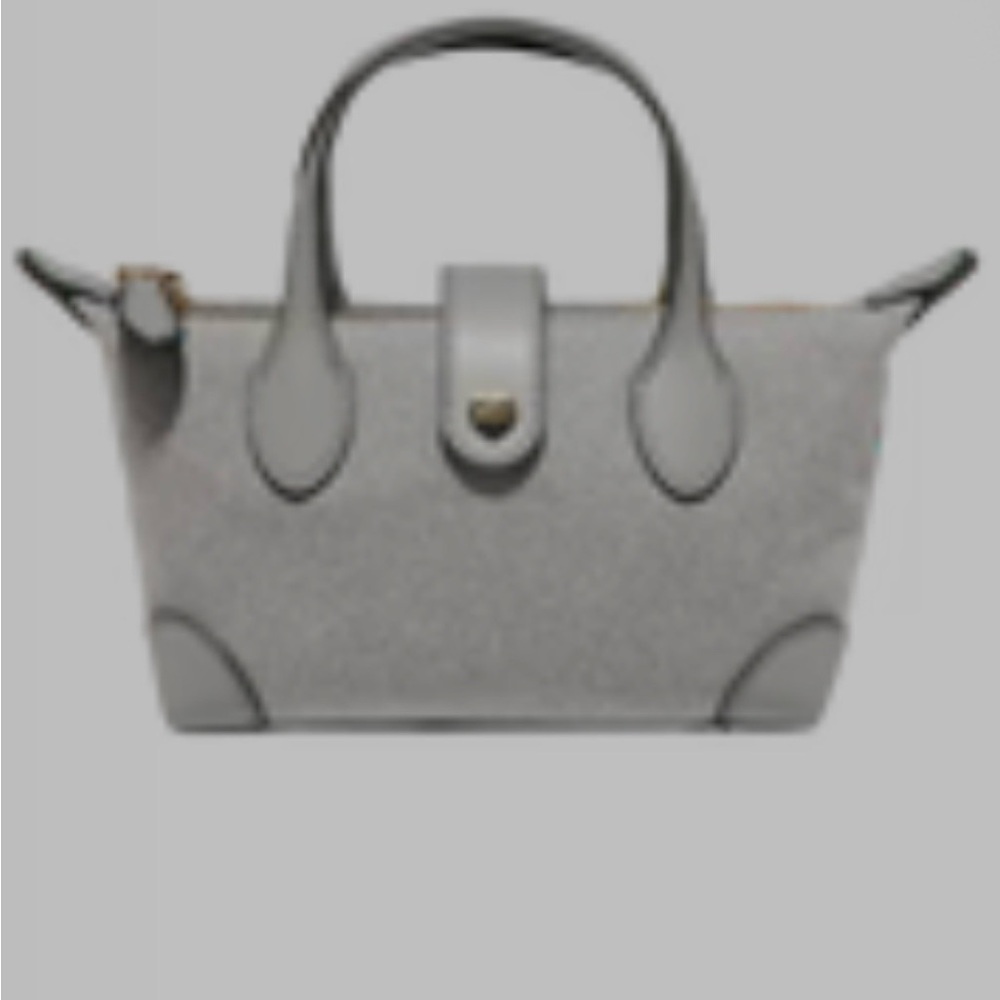 Stoney Clover Lane Gray Small Pouchette Crossbody Bag